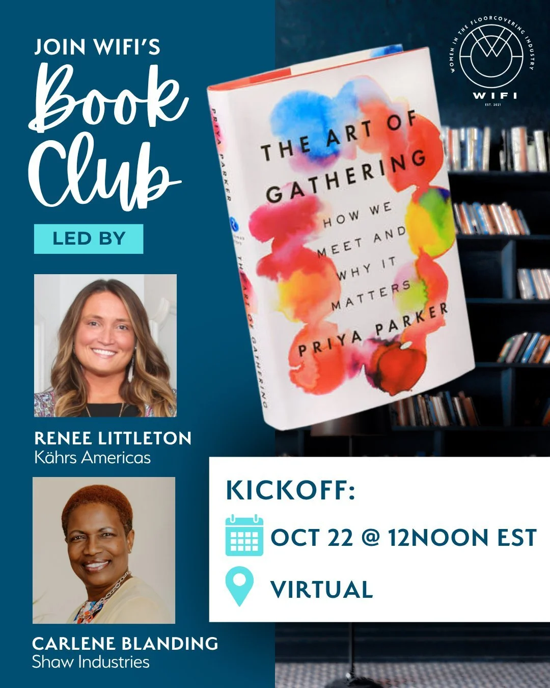 📚 You asked, we delivered... the WIFI Book Club is back!

This season, we're reading The Art of Gathering by Priya Parker&mdash;a fresh look at how intentional gatherings can strengthen relationships, inspire collaboration, and create more meaningfu
