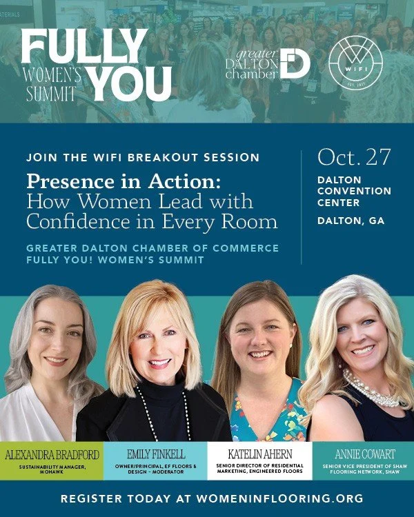 ✨ Join WIFI on Oct. 27 at the @greaterdaltonchamber Fully You Women&rsquo;s Summit in Dalton, Ga., for WIFI&rsquo;s breakout session: &ldquo;Presence in Action: How Women Lead with Confidence in Every Room.&rdquo;

Hear from an incredible panel of wo