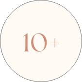 10+ years of experience officiating and planning weddings