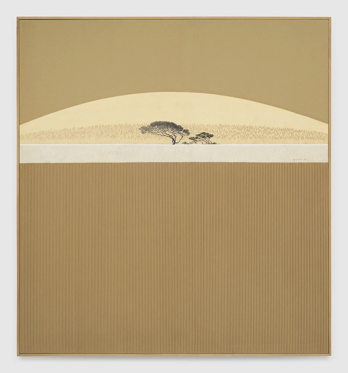 "Sound of Nature," 2003, Oil on canvas, 55 1/8 x 51 1/8 in. (140 x 130 cm)