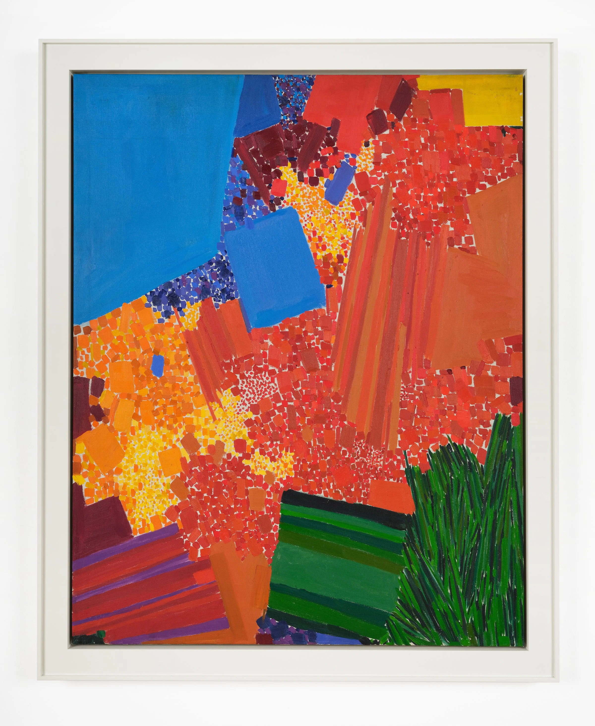 Lynne Drexler, "Preoccupied Bush," 1963, Oil on canvas, 39 x 32 in. (99.1 x 81.3 cm)