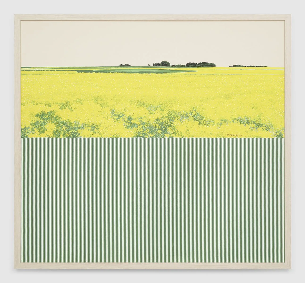 "Sound of Nature," 2005, Oil on canvas, 39 3/8 x 43 1/4 in. (100 x 110 cm)