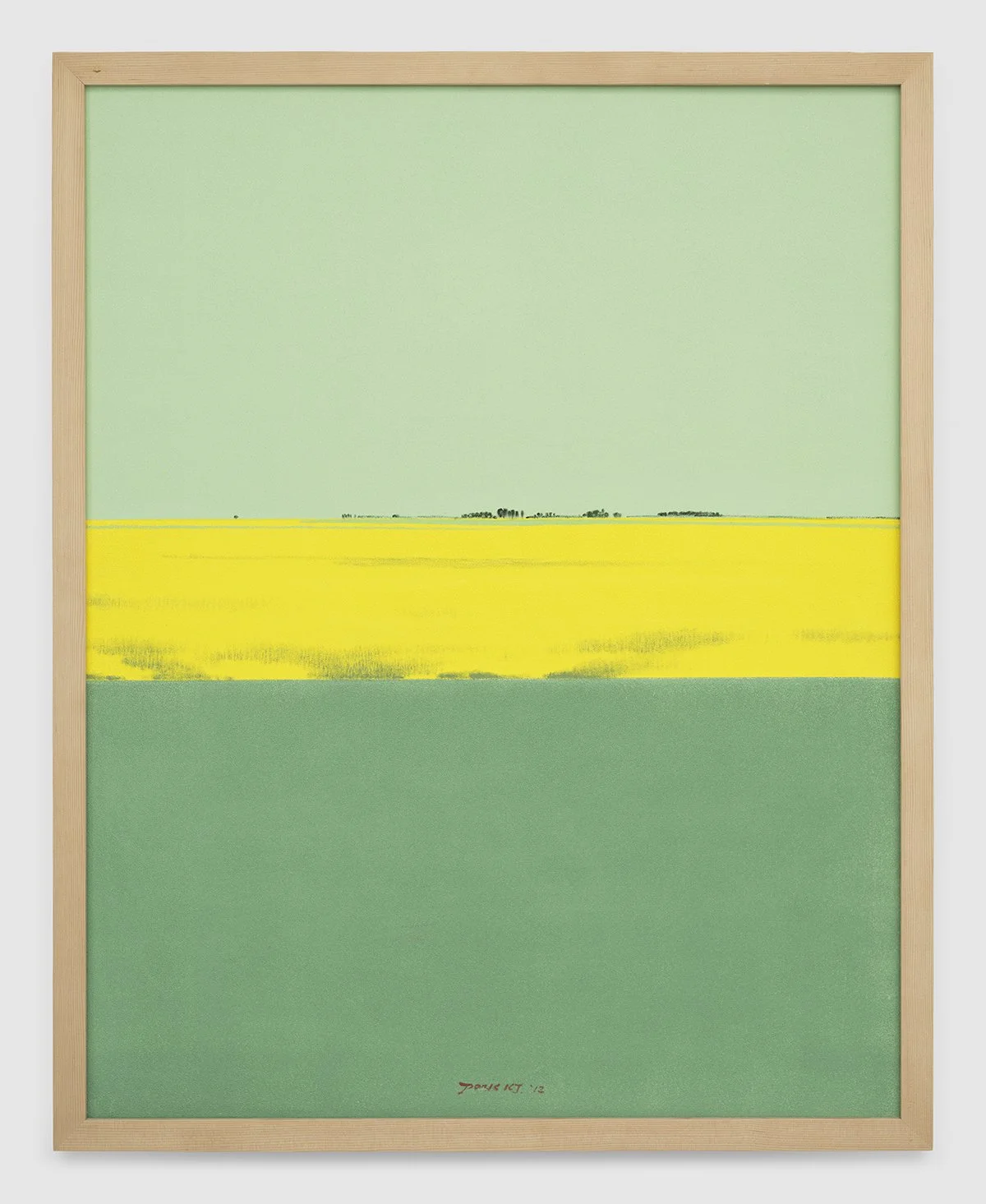 "Sound of Nature," 1997, Oil on canvas, 35 7/8 x 28 3/4 in. (91 x 73 cm)
