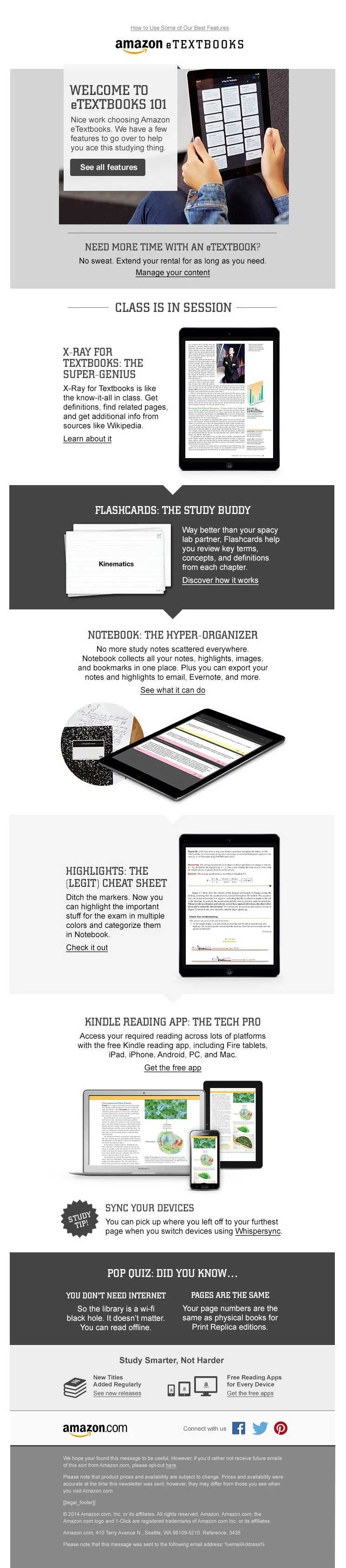 How to use Amazon eTextbooks