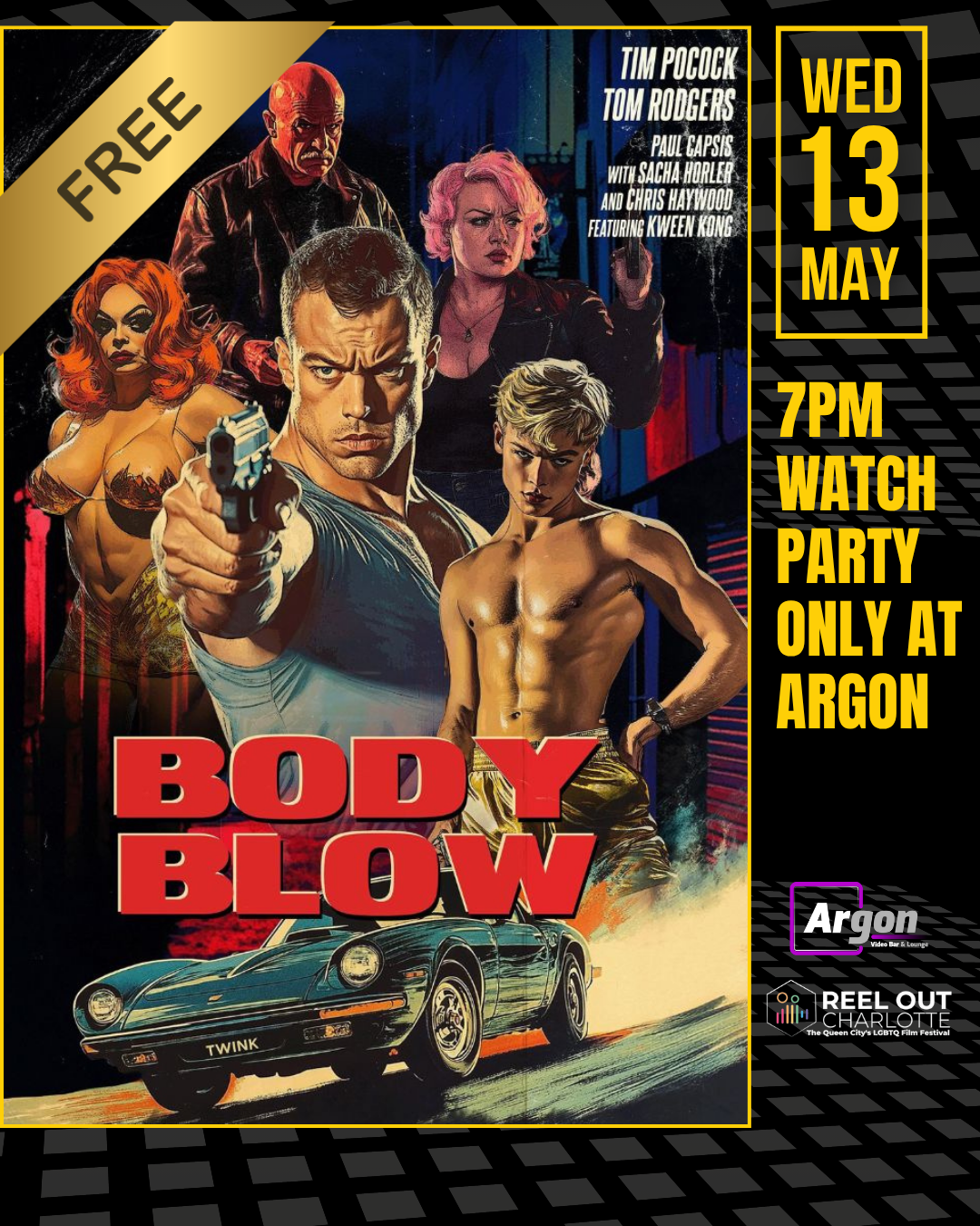 Reel Out Charlotte: Body Glow Movie Night