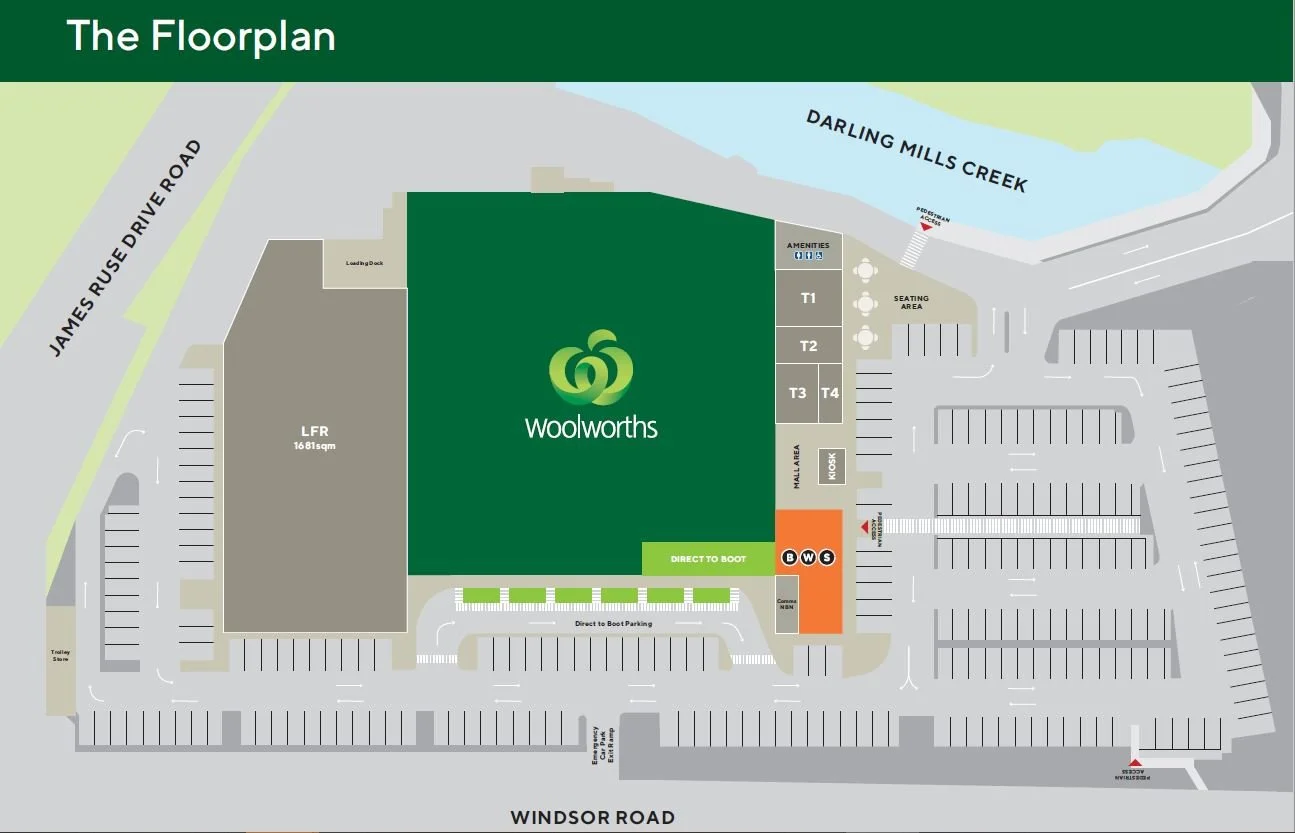 North Parramatta Woolworths Floor Plan