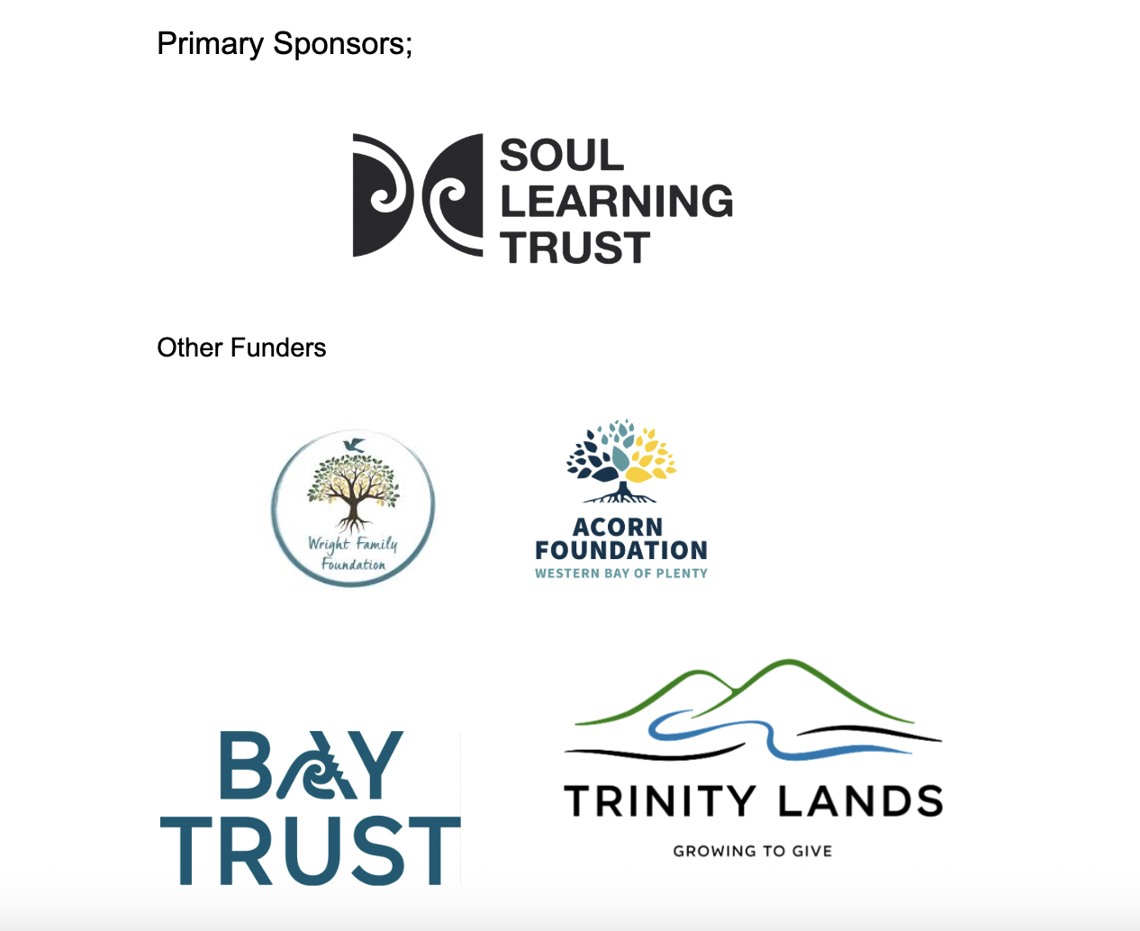 Funding Available