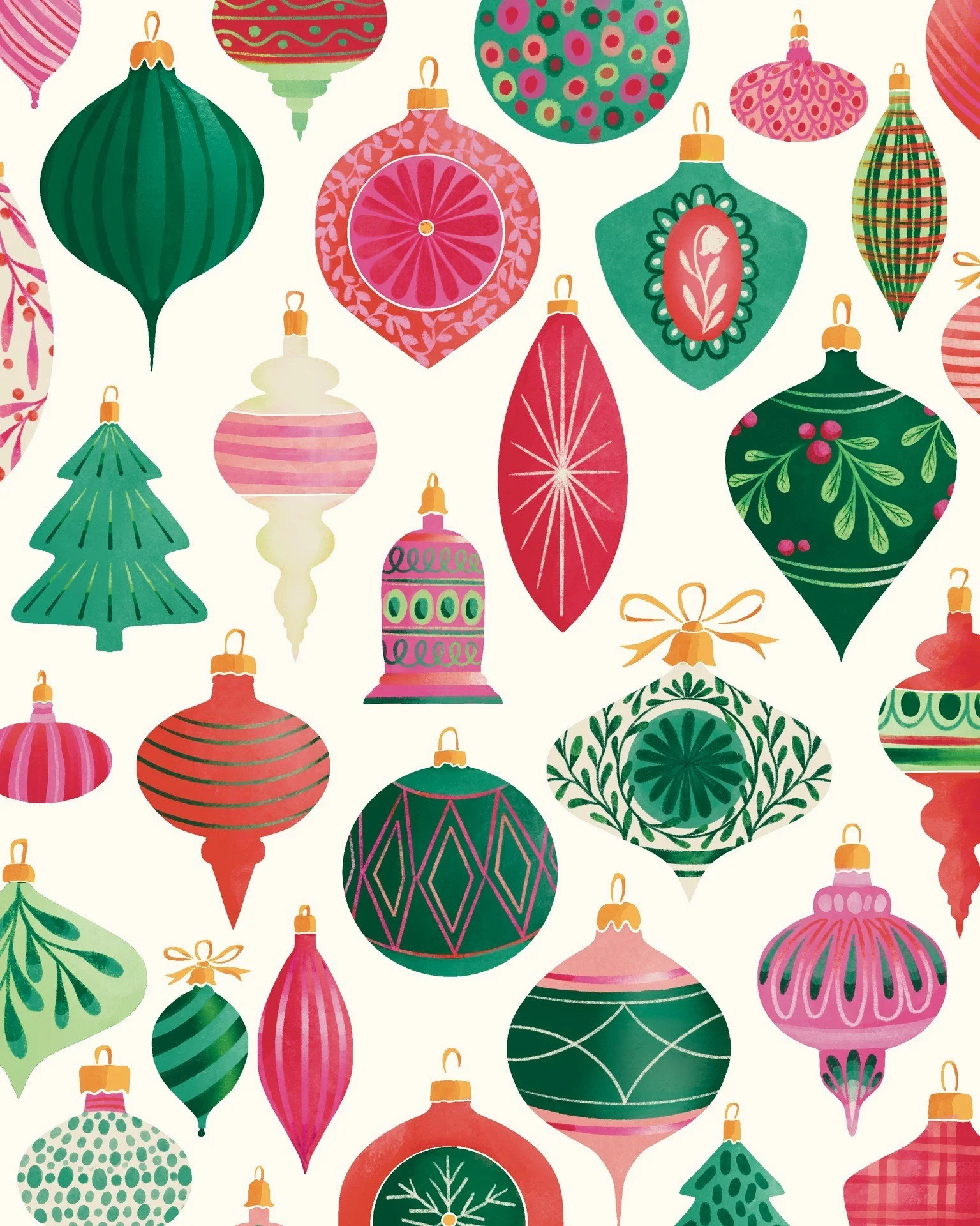 Happy Monday! Today I&rsquo;m sharing my take on the prompt for the Frosty &amp; Festive Challenge: Emerald &amp; Ornaments 🎄✨

I instantly thought vintage, retro vibe and had so much fun playing with different patterns and textures. I tried to stic