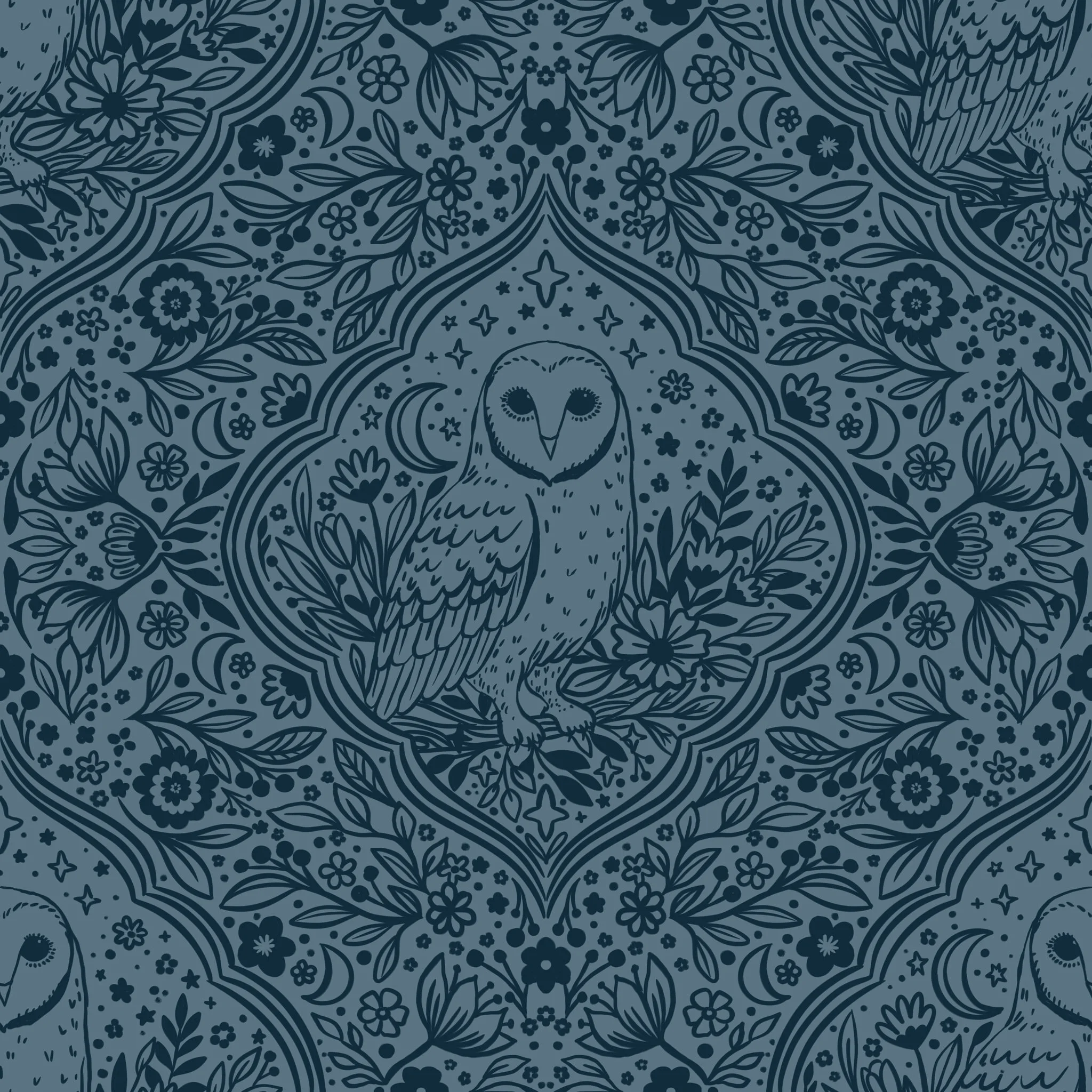 Hiiiii I&rsquo;ve been exploring different pattern designs this past week for the #lovebirdsartchallenge2026 prompt &ldquo;barn owl&rdquo; and came up with my first ogee pattern. :) I&rsquo;ve never worked with an ogee pattern before and honestly, I 