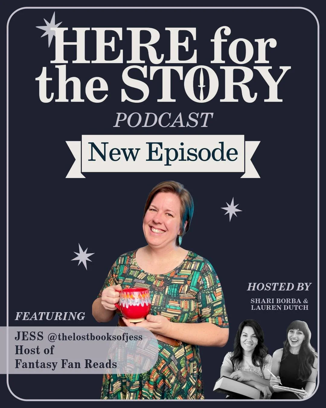 🎙️ Surprise! We have a BONUS GUEST EPISODE to share with you today!

We had the absolute pleasure of sitting down with Jess  @thelostbooksofjess to talk about her welcoming bookish corner of the internet and her brand new podcast, @fantasyfanreads ,