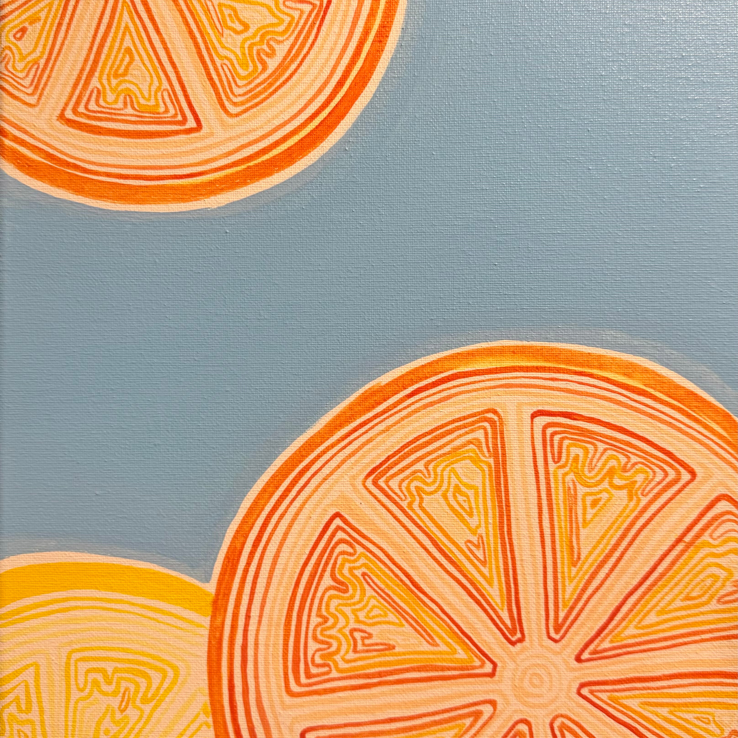 citrus. food series. acrylic on canvas. 11x14. 2025.