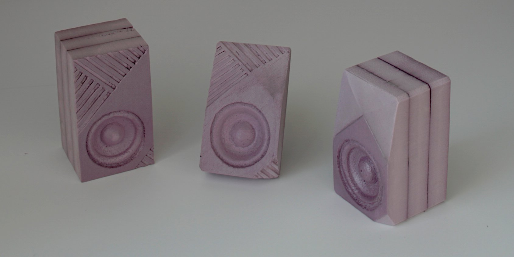 Rough models from XPS foam