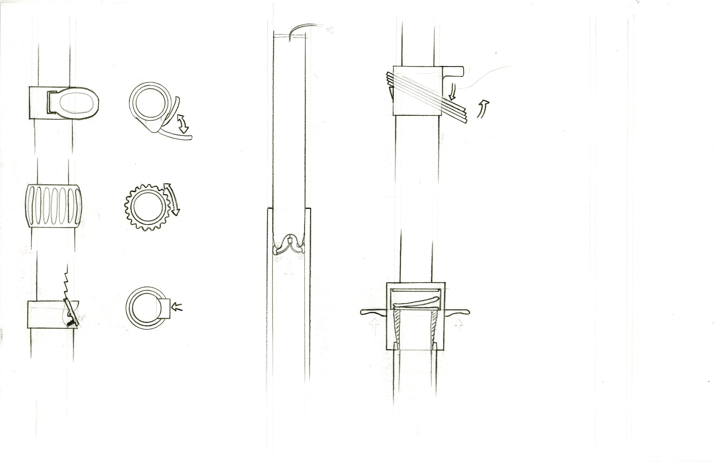 Leg extension locking mechanisms