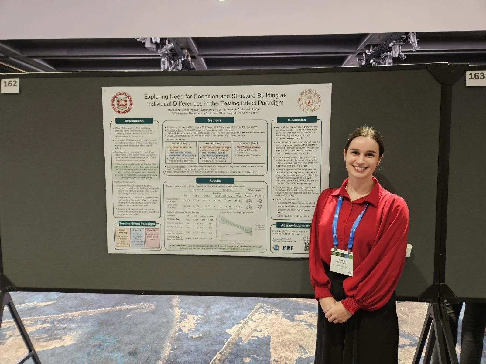 Rachel presented a poster at the 2024 Psychonomic Society annual meeting.