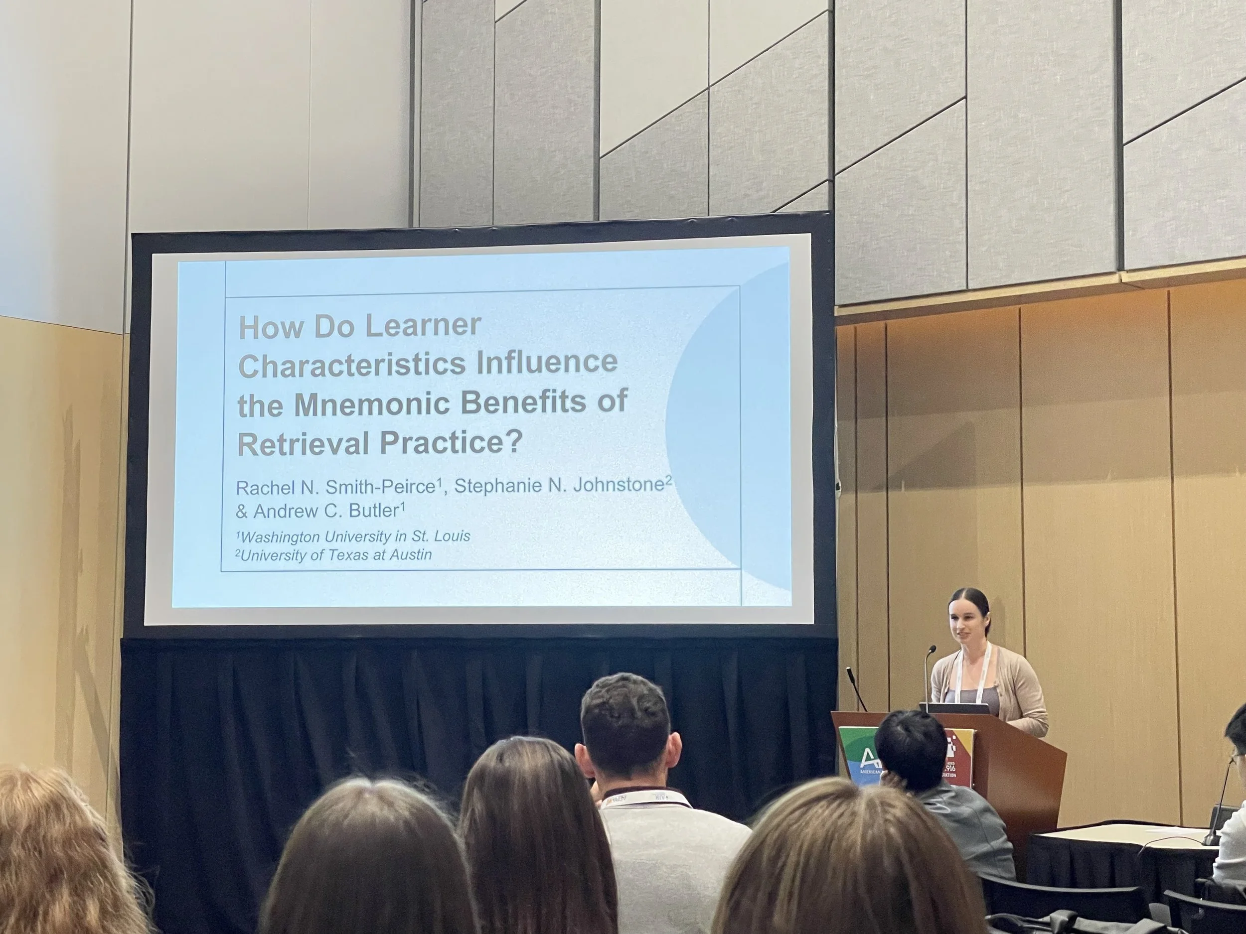 Rachel presented a talk at the 2025 American Educational Research Association (AERA) annual convention. 