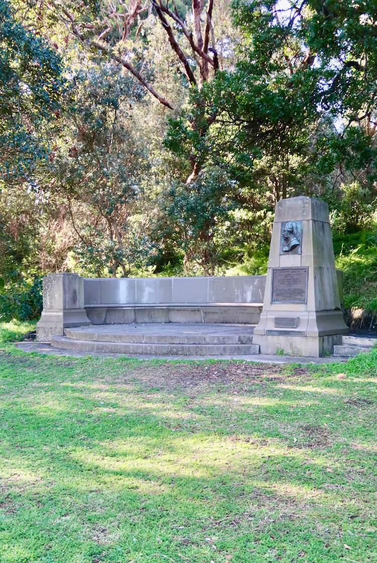 Memorial to botanist Sir Joseph Banks