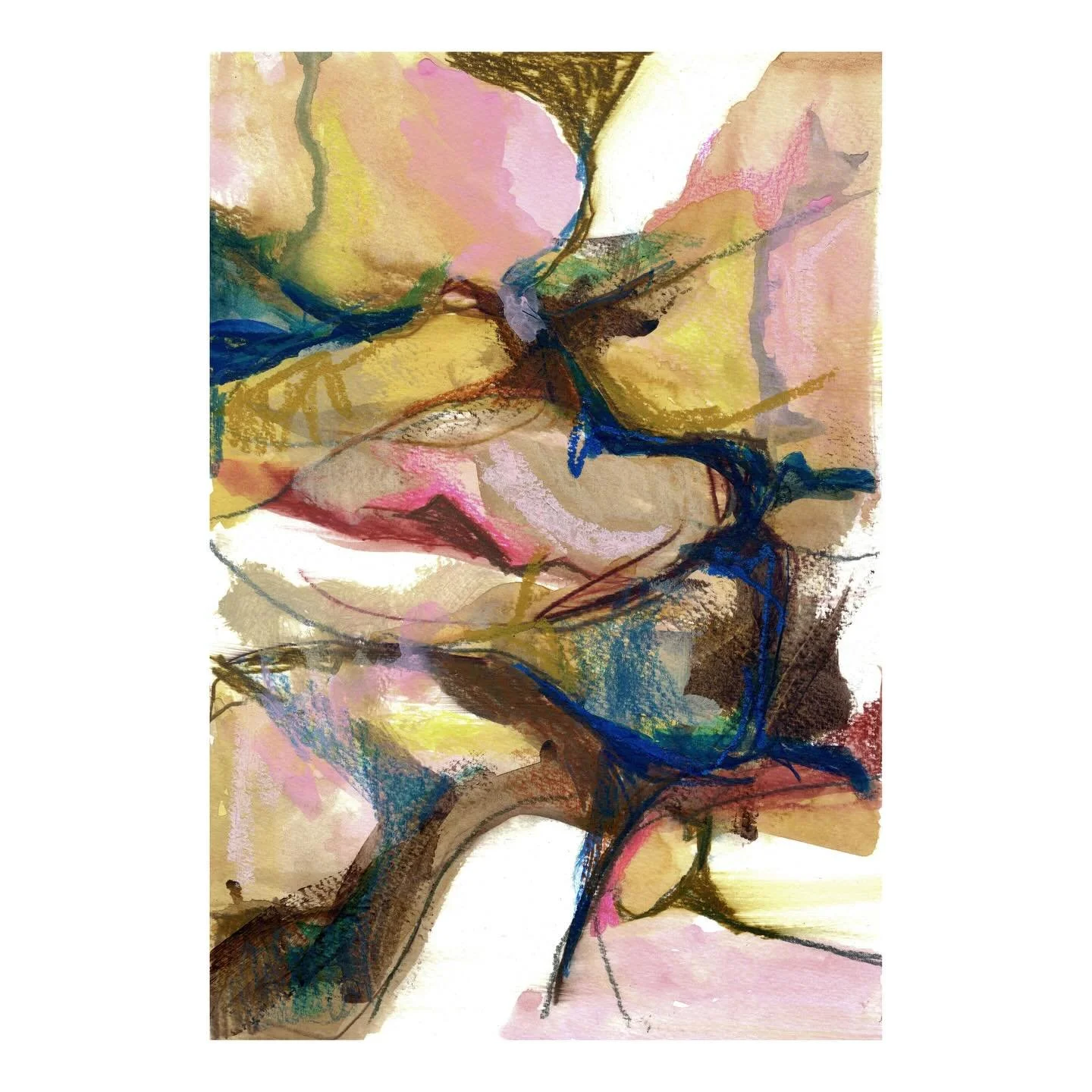 A little 8x10 full of texture and quiet moments ✨
This piece came together slowly, layer by layer &mdash; with watercolour pencils, gouache, graphite, and soft touches of oil pastel. I love how these materials speak to each other, creating something 