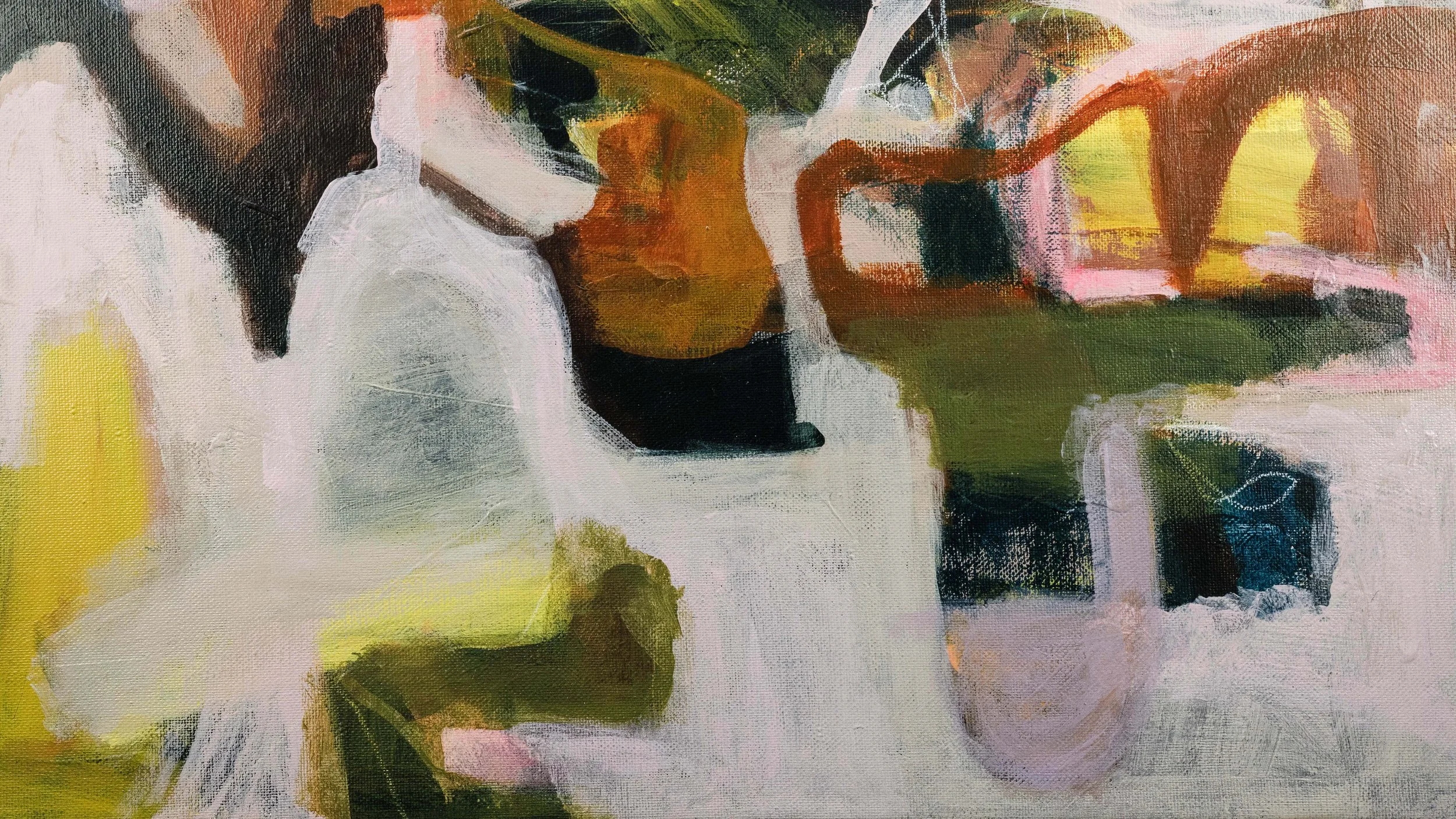 Breathing Stone by Sara Alice Johnson — abstract painting inspired by nature, resilience, and sandstone textures.