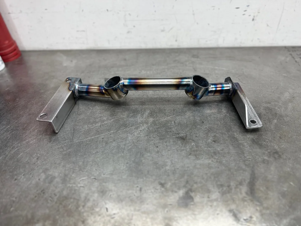 E46 to GS6-53BZ transmission swap crossmember — Fresh Produce