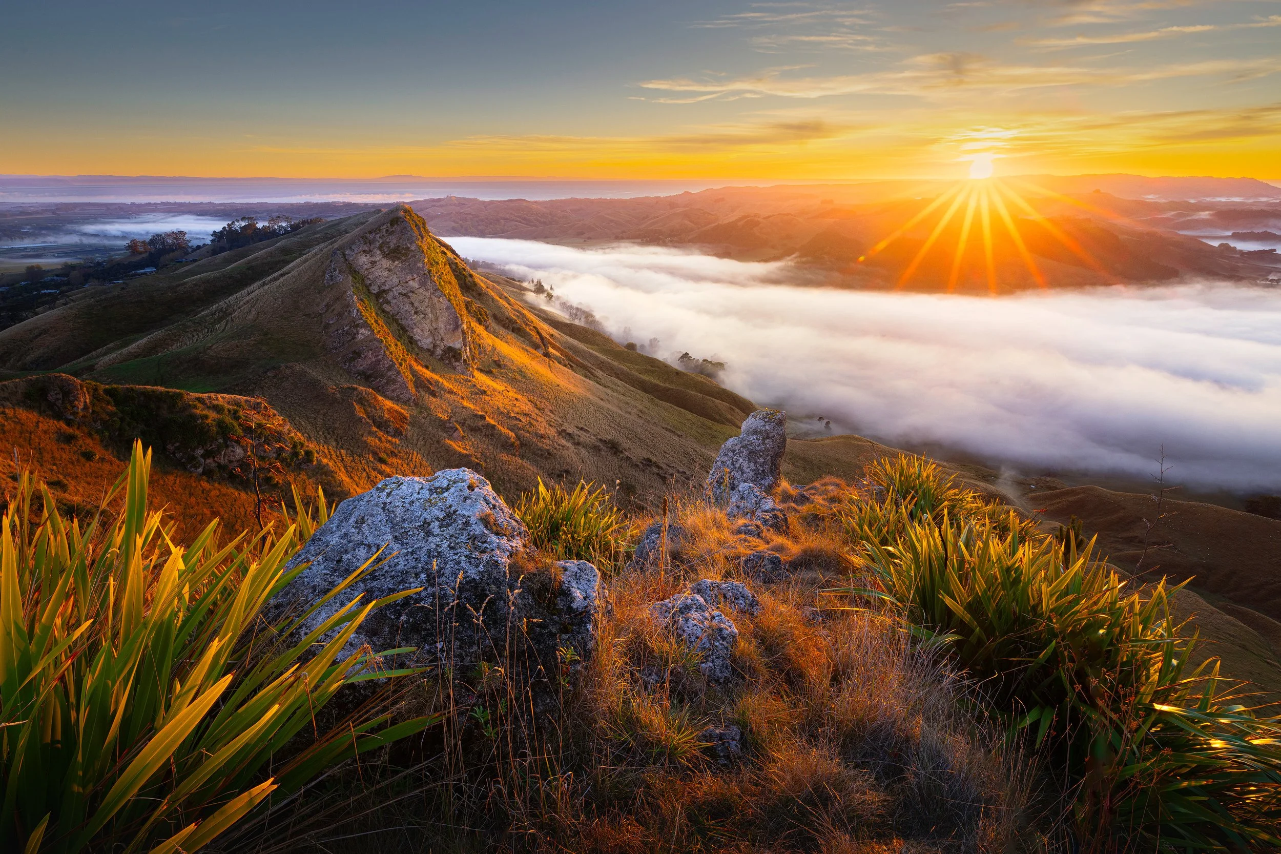 Morning Moods At Te Mata Peak By Jos Buurmans Morning Moods At Te Mata Peak By Jos Buurmans