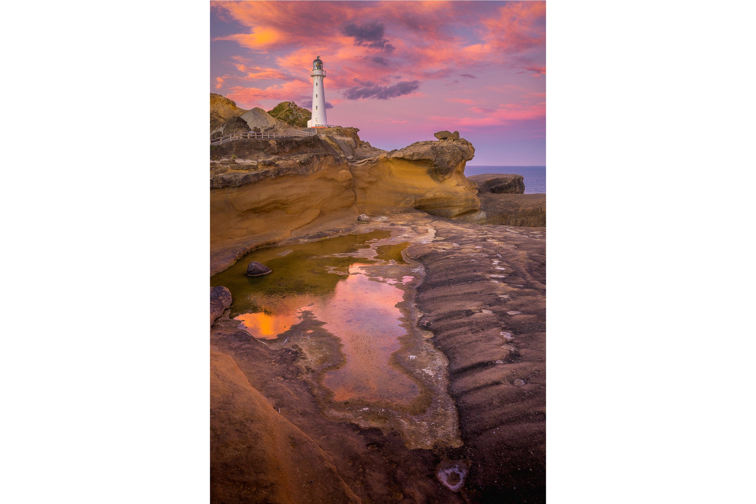 Sunset Glow at Castlepoint | Wairarapa, New Zealand