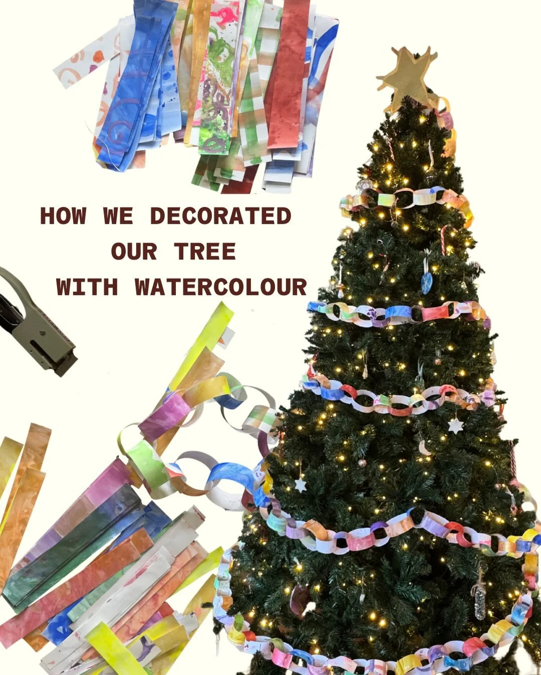 This was so much fun over the weekend. I&rsquo;ve been seeing so many Mumma&rsquo;s on here making paper chains with coloured card so I decided to put my own spin on it. Save/tag me if you decide to make a watercolour paper chain too! 

PS Kids who c