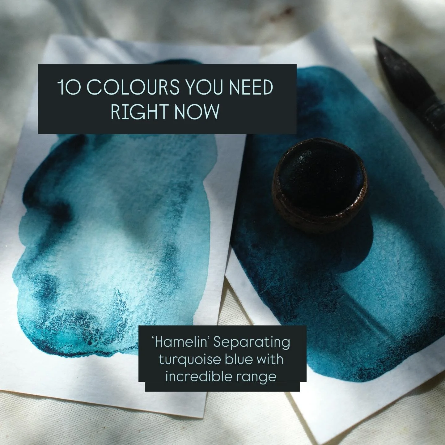 Colour picks for this week! ⚡️ how many do you already have? #watercolour #paint #handmade