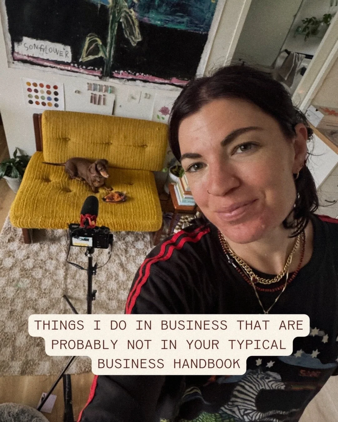 Business but woman led and orientated. Based on generosity because I believe in karma, intuition because my gut knows what&rsquo;s up, sustainability because I&rsquo;m human and have little people who will inherit my choices and fine craftsman ship b