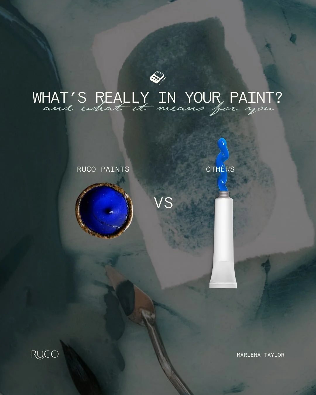 Here you go, here&rsquo;s what I include in Ruco Paints and what I DON&rsquo;T include and why 🎨  did you learn anything new here? Can you tell the difference when you&rsquo;re using something else vs using Ruco?