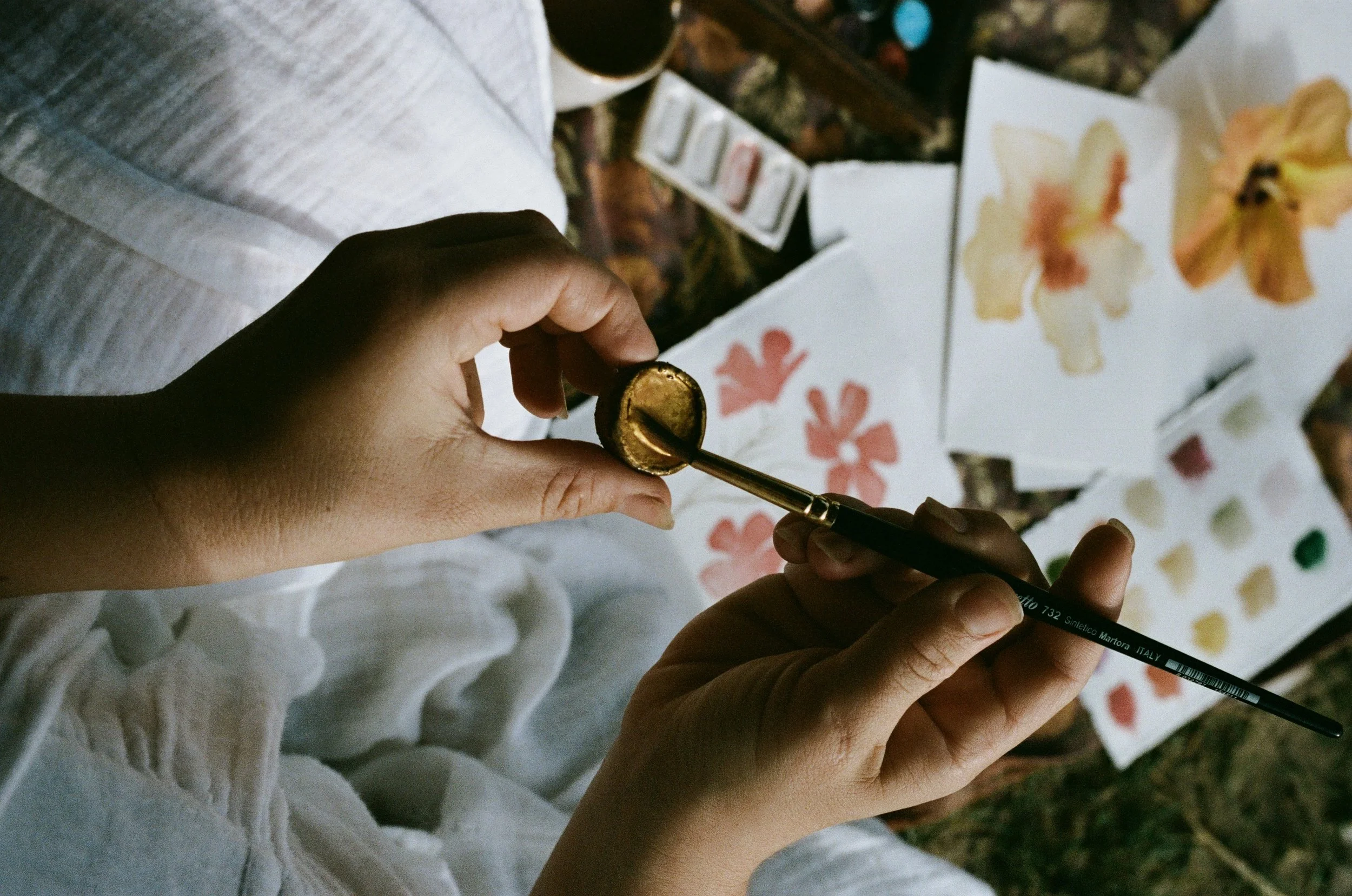 Single Ceramic Pan of Colour Elysian