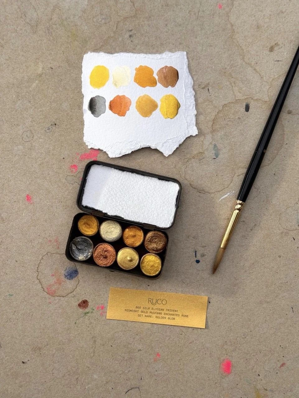 Vintage Golden Glow Tin 04