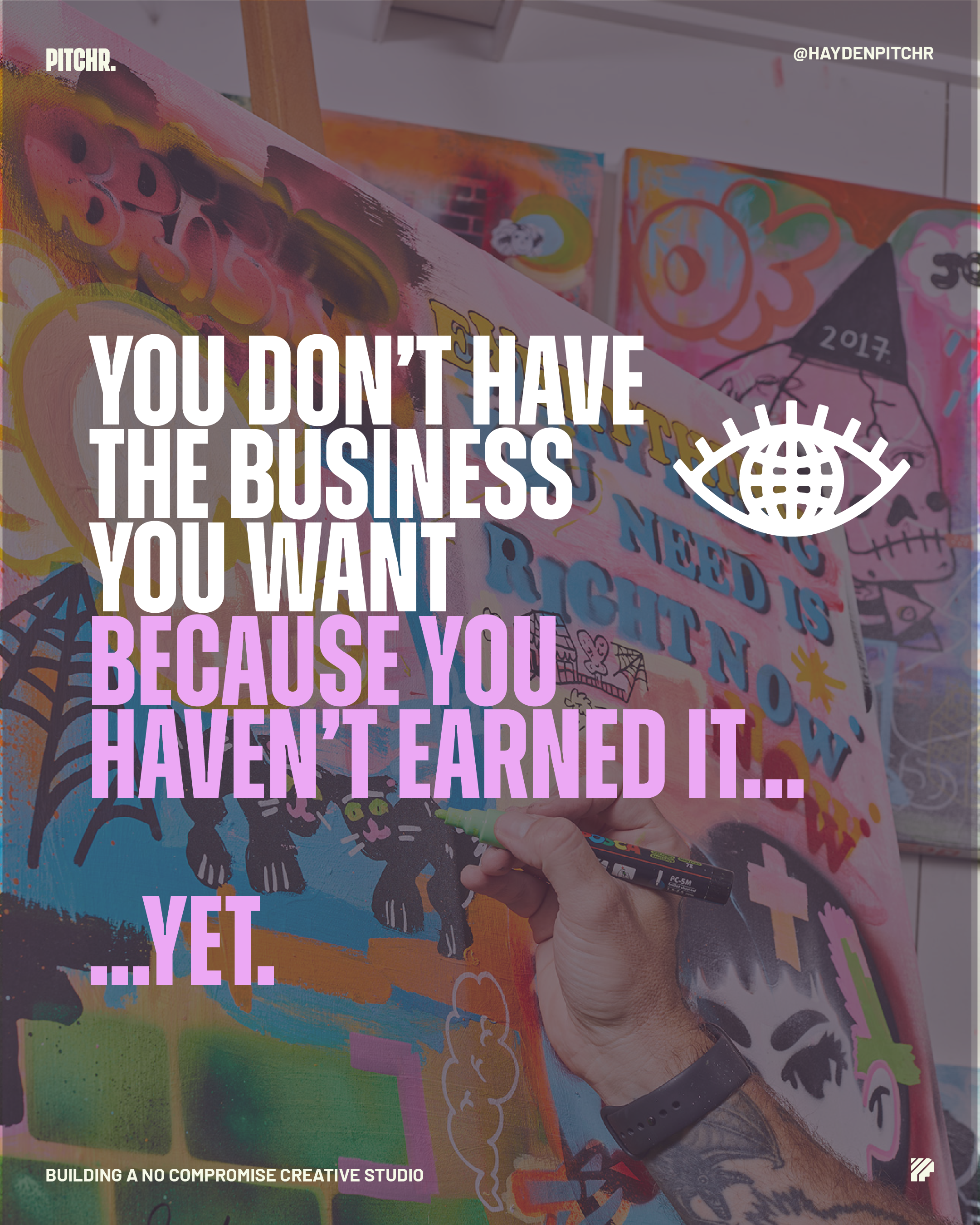 The mindset of a six fig Creative.