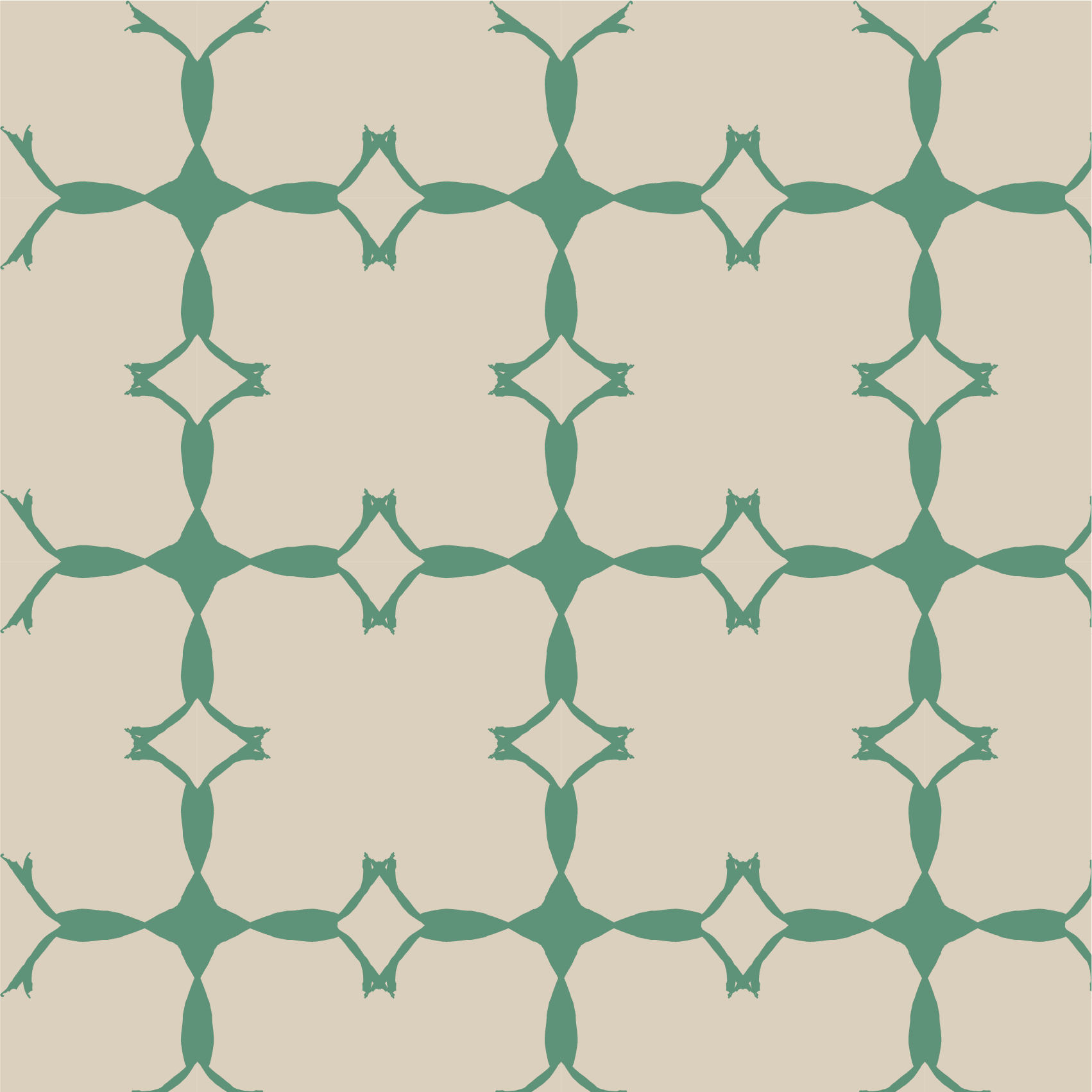 Flair - Geometric Green