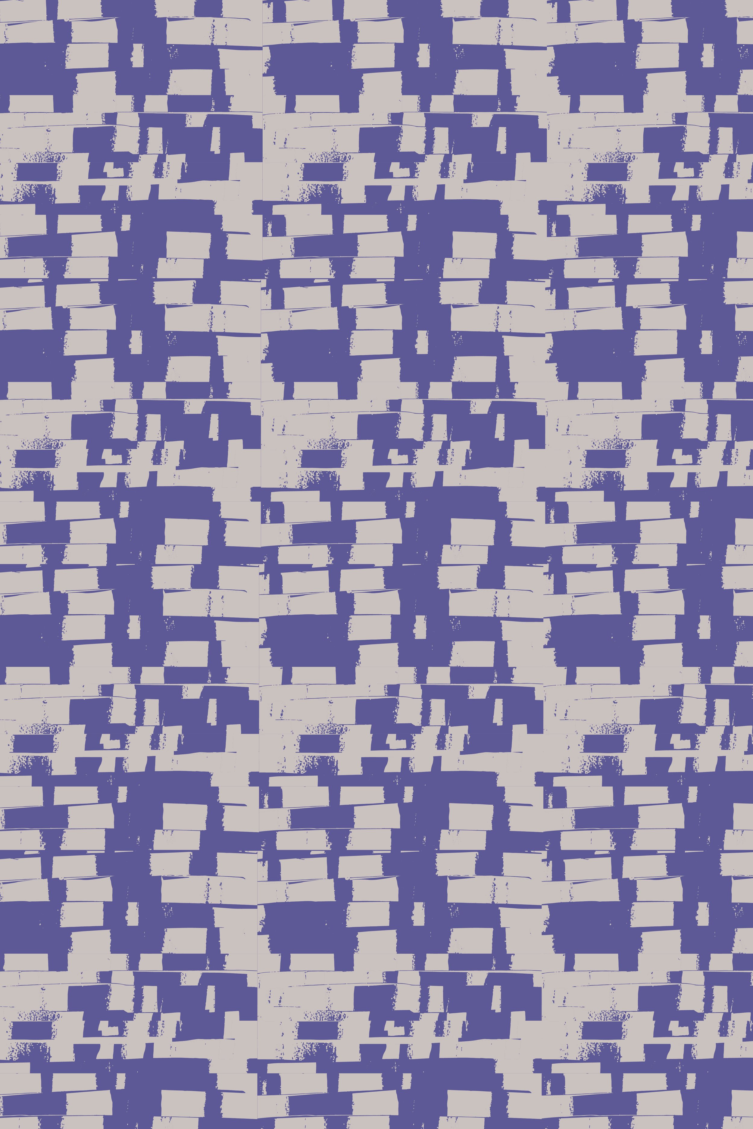 Cross Hatch Brick - Violet