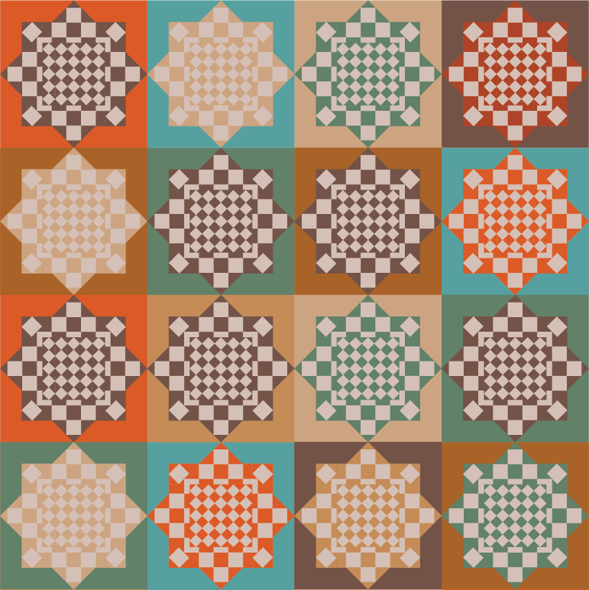 Ettalong Tile Upscaled - Earth