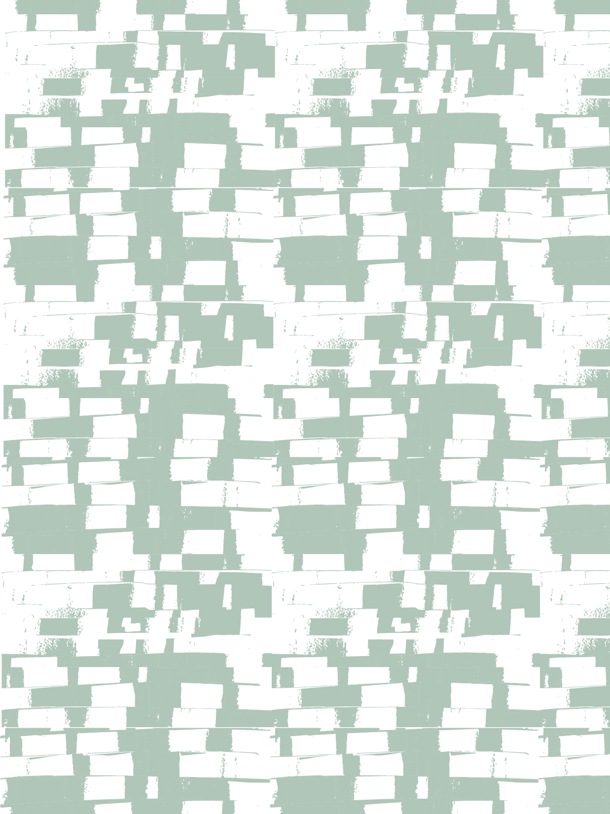 Cross Hatch Brick - Mint