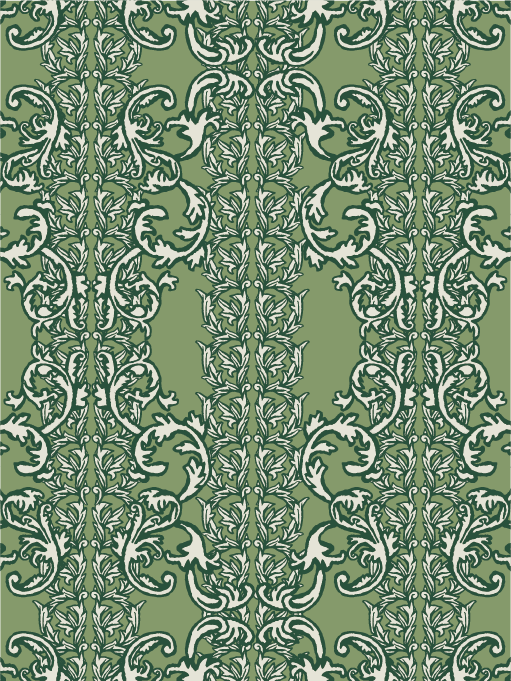 Baroque Column - Sage