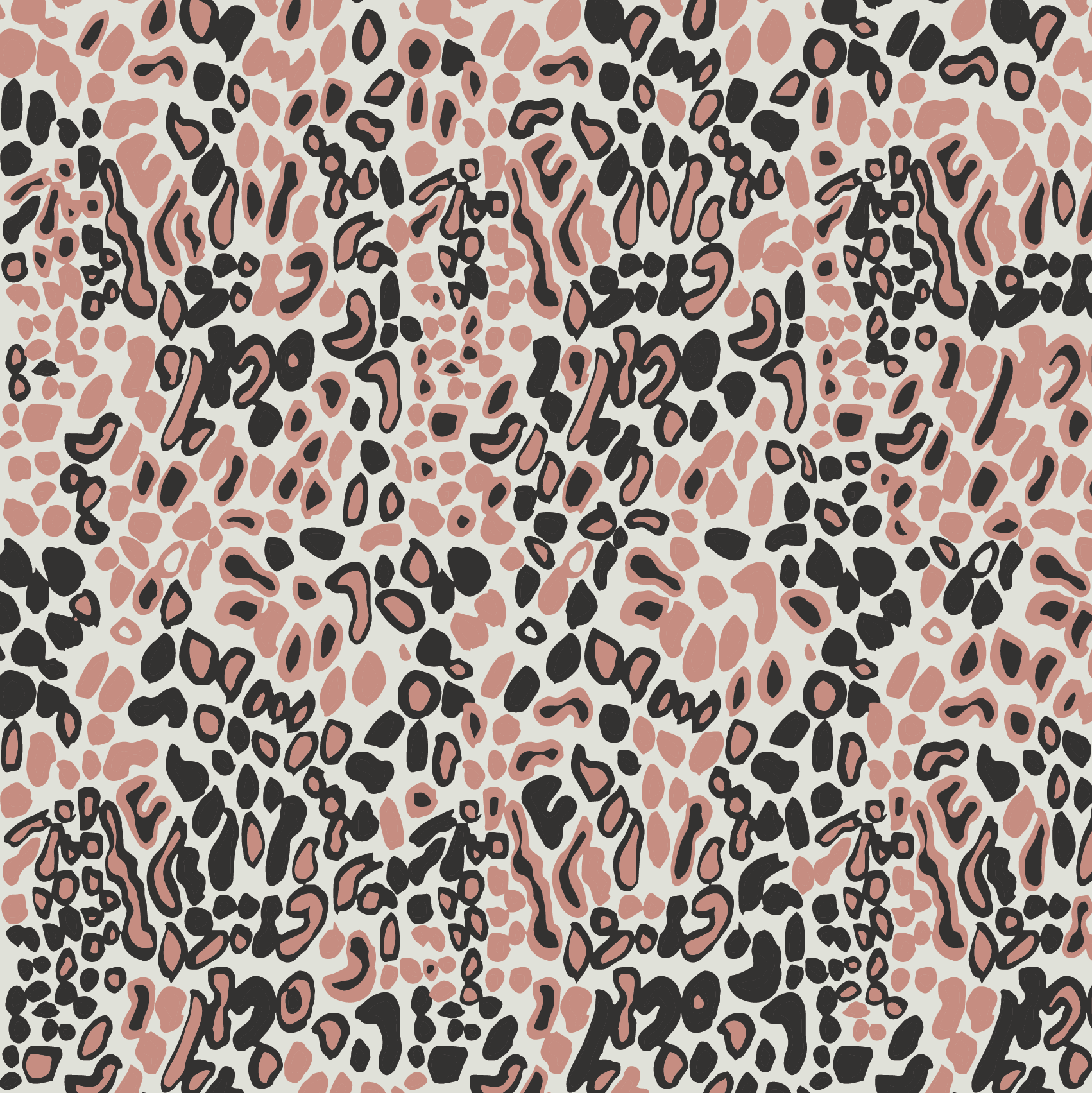 Leopard Spot Dotty - Granite