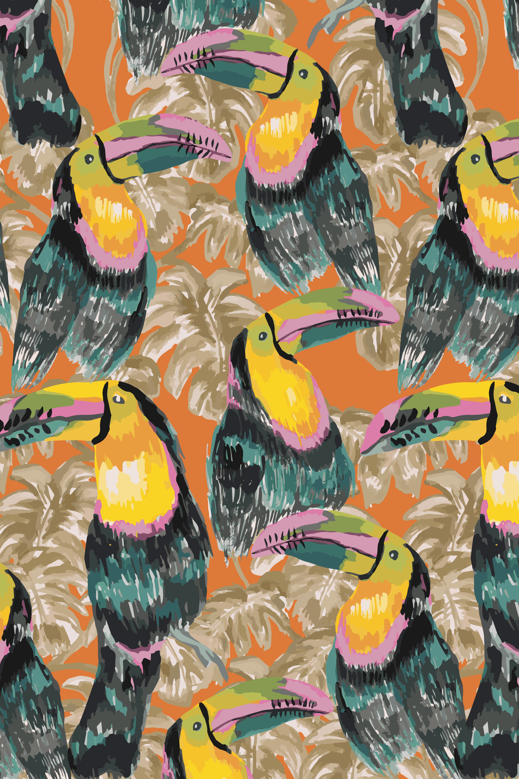 Toucan-Palms-Sunrise