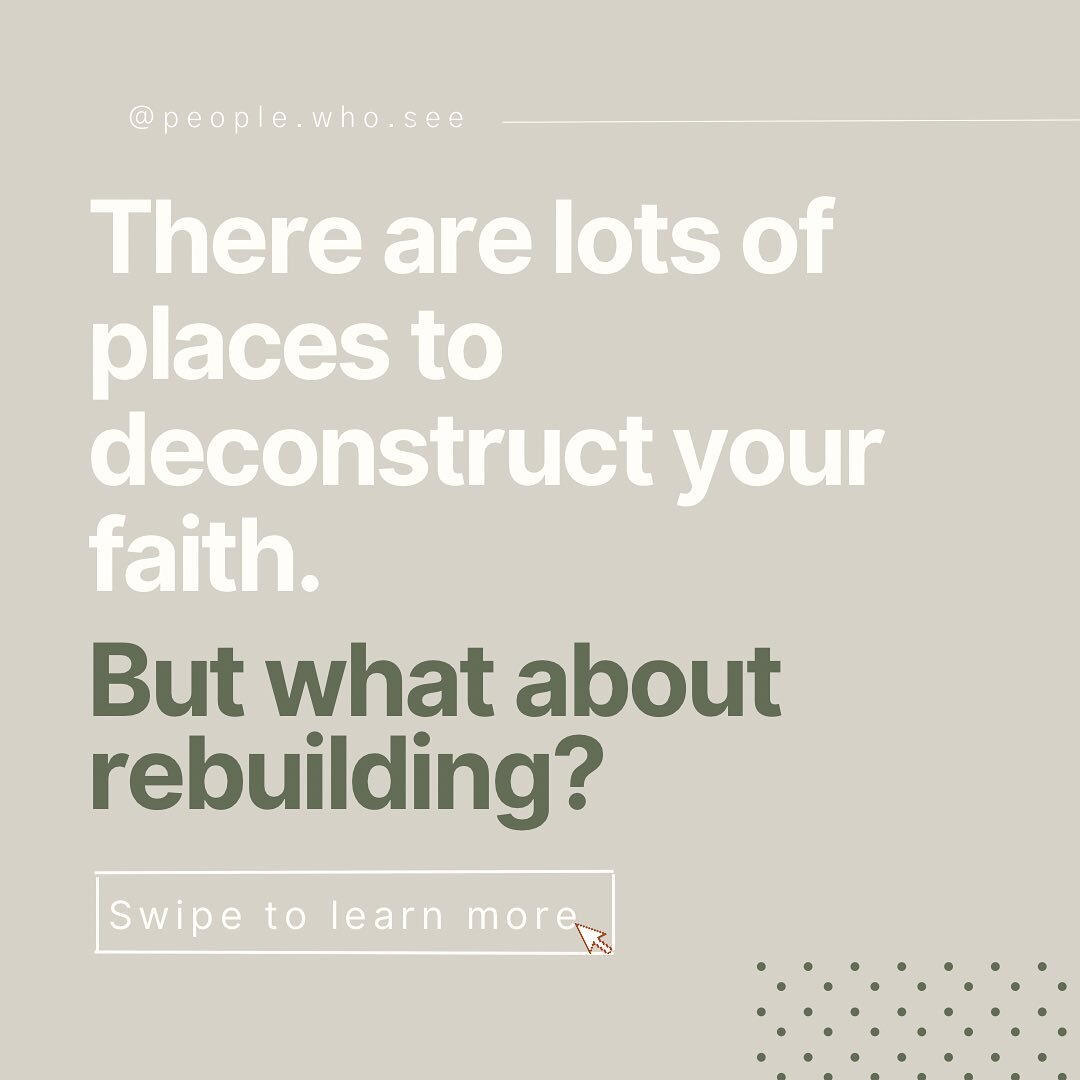 Everywhere you turn, there's another voice telling you what's wrong with Christianity. 
&bull;
And yeah - there can be a lot. 
&bull;
But what if after you've figured out what's wrong, you want to figure out what's right? 
&bull;
What if you want to 