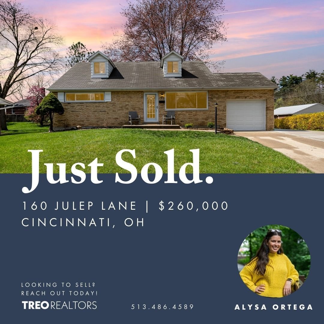 @myhomeincincy client needed to move on to a home with no stairs, so they set to sell her home! 
Listed at $245,000 on 4/5 and SOLD for $260,000 on 4/26. They had multiple offers (the first within a few hours on the market) &amp; went under contract 