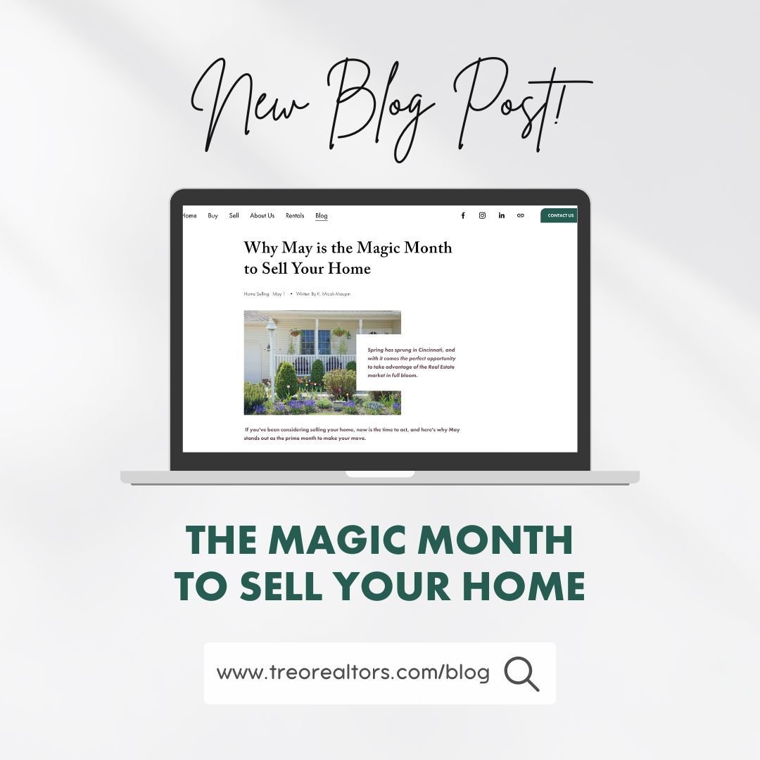 May isn't just about spring blossoms, it's the month where home-selling dreams can come true! 🏡

Read our latest blog to learn why May is the magic month to make your move! 🔑💫

#newblogpost #homesellingtips #teamtreorealtors