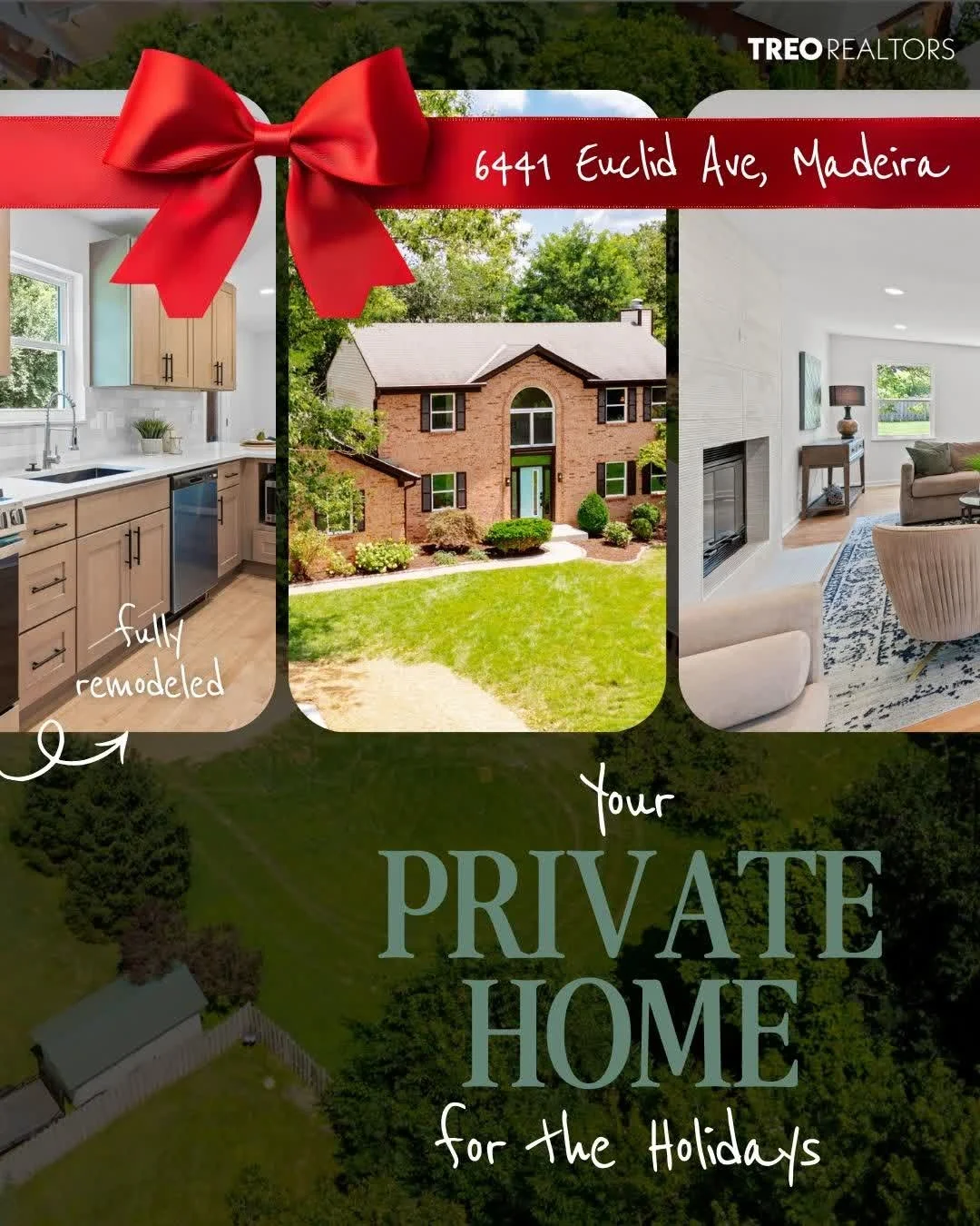 Holiday peace and quiet? Found it. 🎄

6441 Euclid Ave sits on a spacious lot, fully renovated, and just minutes from Kenwood Mall, the perfect mix of convenience and calm.

Ready to experience that privacy for yourself? Book a showing today.

#teamt