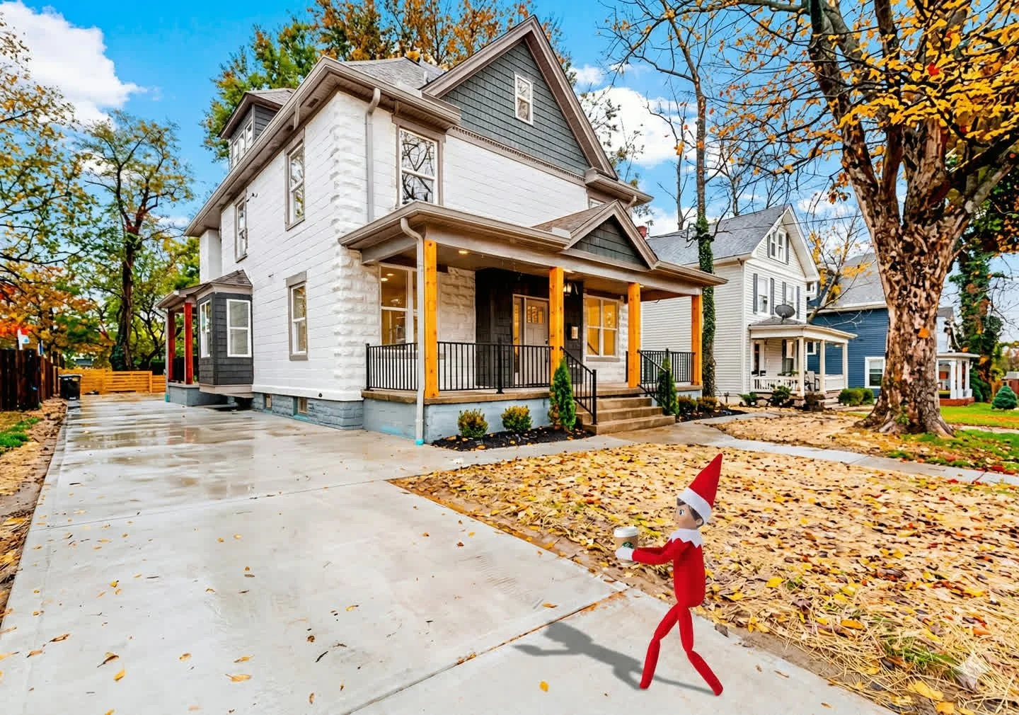 Elf on the Shelf took one tour of 4400 Whetsel Ave and said, "Yeah&hellip; I could live here."

Open kitchen? Perfect for cookie production. 🍪 
5 bedrooms? He nap tested them all. 🛌
3 Bathrooms? Instant spa mode. 🧖
Finished 3rd floor? Hi