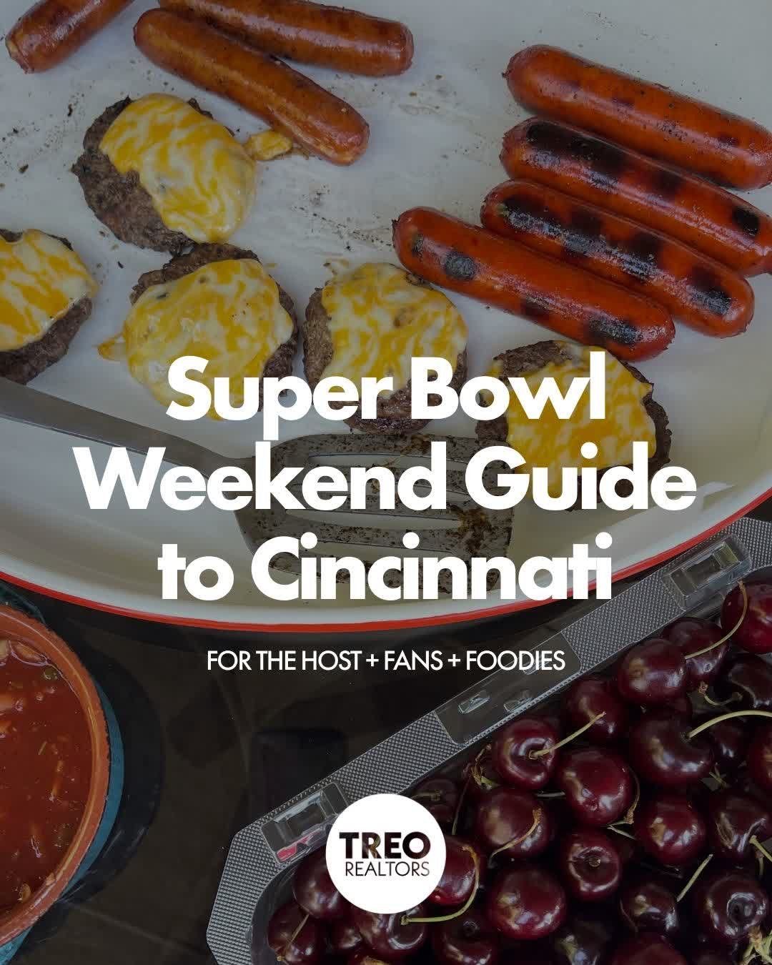 Whether you're here for the game or just the snacks &amp; commercials, we've rounded up a few Cincy favorites to check out.

Want more local recs this winter?👇 Comment WINTER and we'll send our 2026 Cincinnati Winter Guide your way.

#teamtreorealto