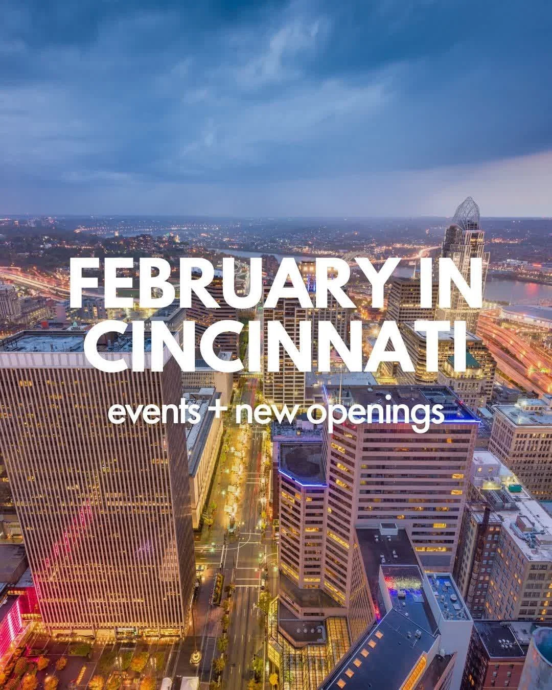 All you need to know about February in Cincinnati in one place📍
The best events, new spots worth checking out, and a bucket list made specifically for February in Cincy. 

Send this to a friend or save it for later! 💚

Comment "CINCY" bel