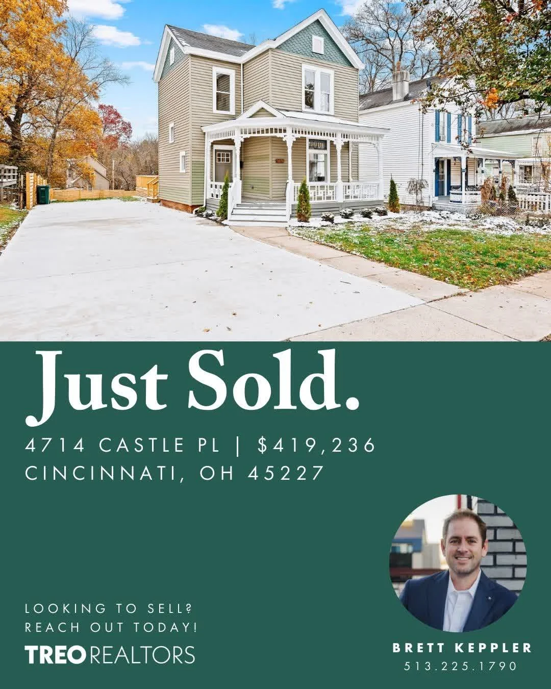 Starting the year strong with 9 homes sold in January 💪

Looking to make a move? We want to help! Reach out to learn how working with Treo can get you closer to your 2026 goals!

#TeamTreoRealtors #CincinnatiRealEstate #JustSold