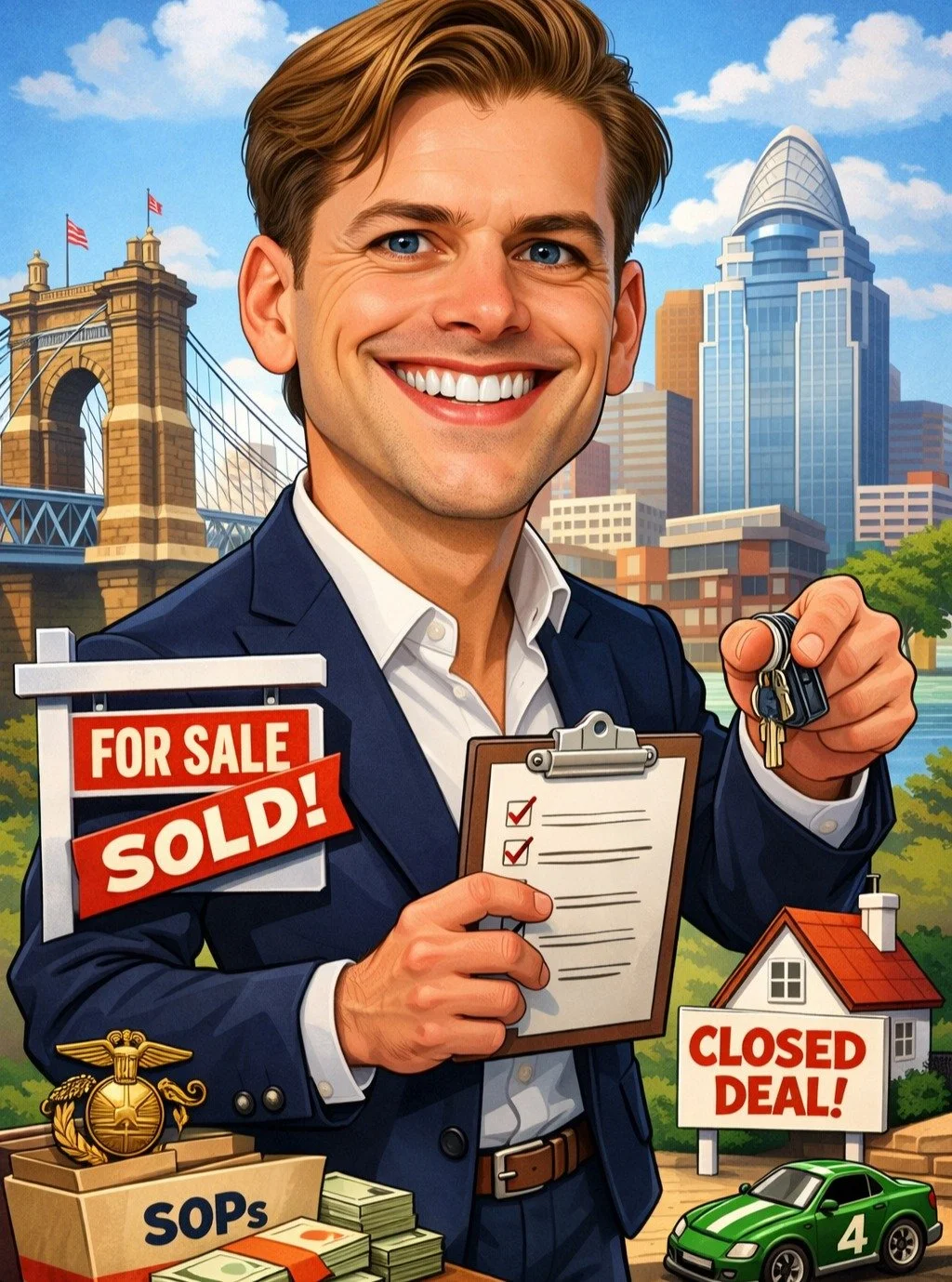 Did ChatGPT get our caricatures right? 👀

Spot the Easter eggs, and tell us which agent is most on point.

#teamtreorealtors #cincyliving #realestatehumor #cincinnatiohio