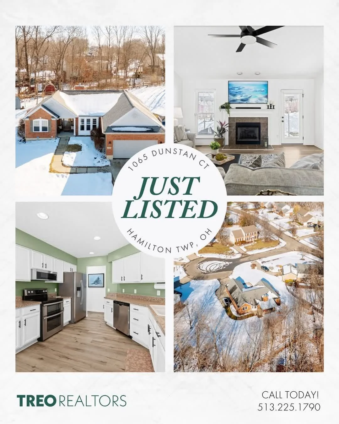 Check out this great NEW LISTING in the Little Miami School District! A spacious 3+ bedroom, 3 bath brick ranch with an open floor plan, 2 car garage &amp; finished lower level on a quiet cul-de-sac street in desirable Wedgewood! DM us for more info 