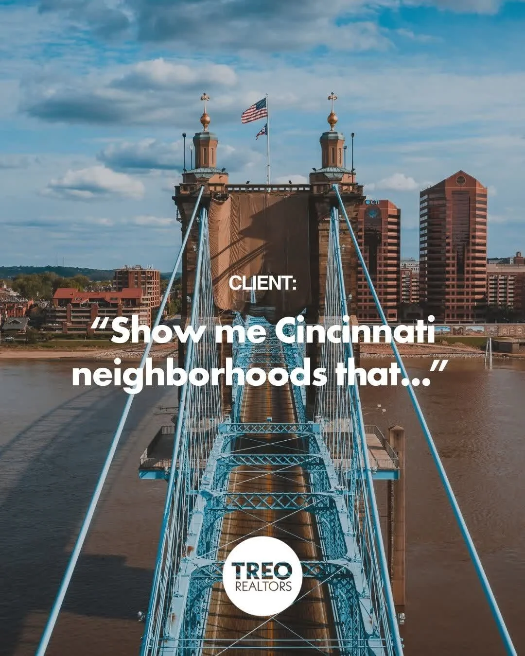 Deciding where to live in Cincinnati isn't always about price or bedrooms, it's about lifestyle. 🏙️

Do you want to be 10 minutes from downtown?
Craving more space and privacy?
Drawn to historic charm?
Or do you want walkability and things to do rig